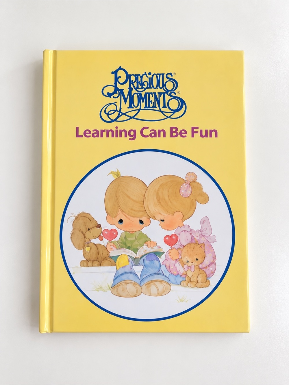 VINTAGE Precious Moments “Learning Can Be Fun” Hardcover Book 1993